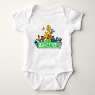 Sesame Street All Around the Sesame Street Sign Baby Bodysuit