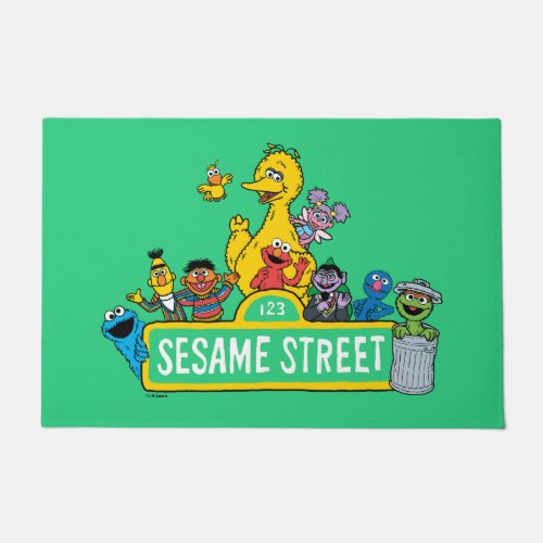 Sesame Street  All Around the Sesame Street Sign Doormat