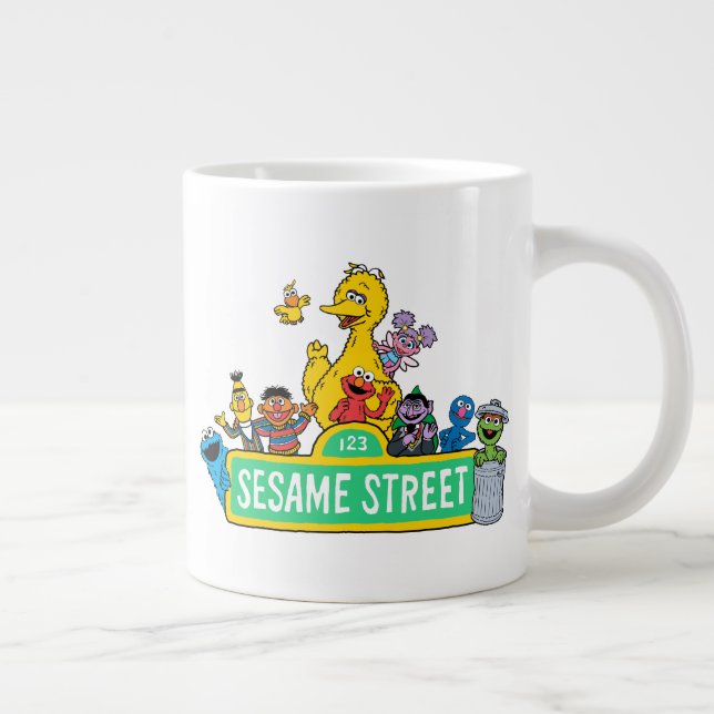 Sesame Street | All Around the Sesame Street Sign Giant Coffee Mug (Right)