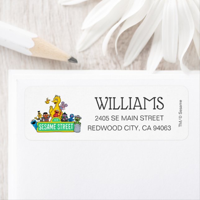 Sesame Street | All Around the Sesame Street Sign Label (Insitu)
