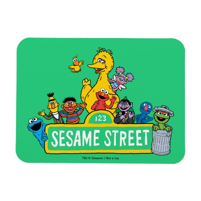 Sesame Street | All Around the Sesame Street Sign Magnet (Horizontal)
