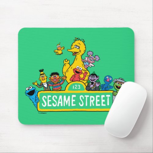 Sesame Street  All Around the Sesame Street Sign Mouse Pad