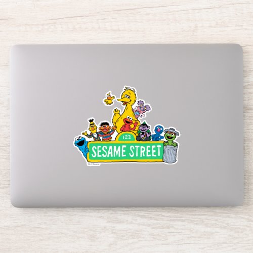 Sesame Street  All Around the Sesame Street Sign Sticker