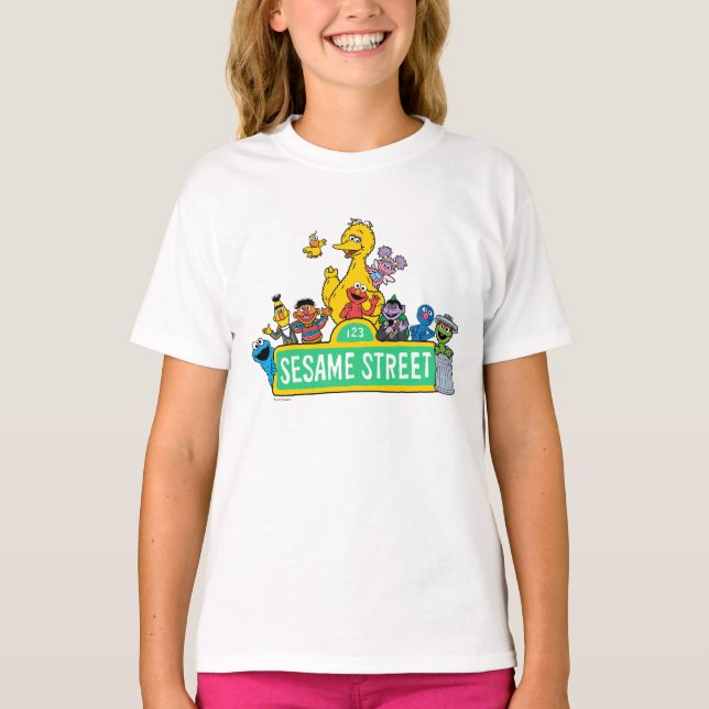 Sesame Street | All Around the Sesame Street Sign T-Shirt (Front)