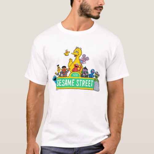 Sesame Street  All Around the Sesame Street Sign T_Shirt