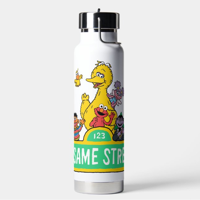 Sesame Street | All Around the Sesame Street Sign Water Bottle (Left)