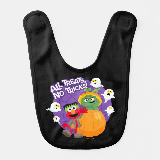 Sesame Street | All Tricks No Treats! Baby Bib (Front)