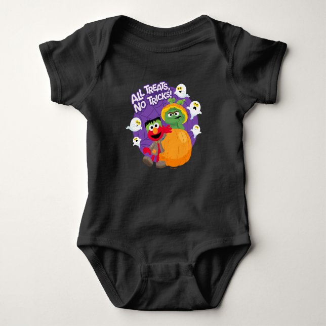 Sesame Street | All Tricks No Treats! Baby Bodysuit (Front)