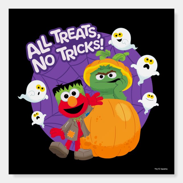 Sesame Street | All Tricks No Treats! Foam Board (Front)