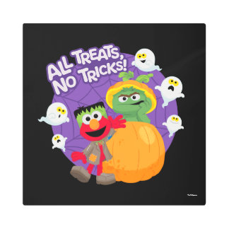 Sesame Street | All Tricks No Treats! Metal Print