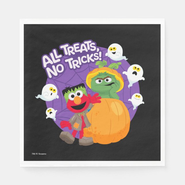 Sesame Street | All Tricks No Treats! Napkins (Front)