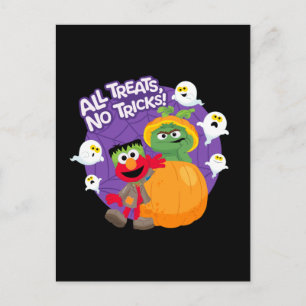 Sesame Street All Tricks No Treats! Postcard