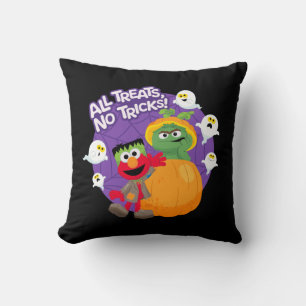 Sesame Street All Tricks No Treats! Throw Pillow