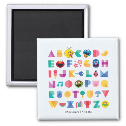 Sesame Street Alphabet Magnet