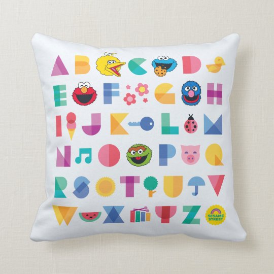 sesame street throw pillow