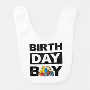 Sesame Street and Pals Birthday Boy Baby Bib