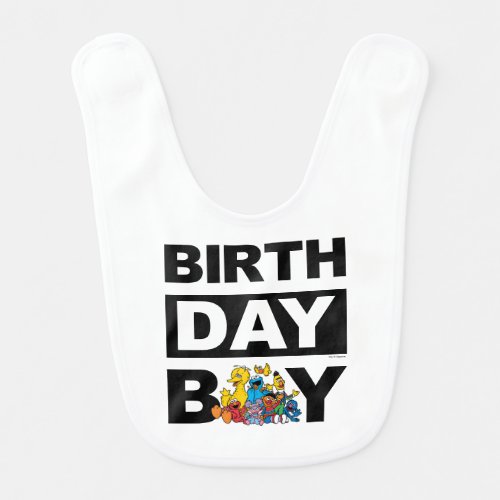 Sesame Street and Pals Birthday Boy   Baby Bib