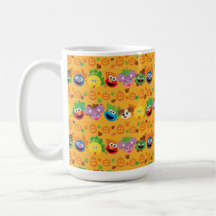 Sesame Street Autumn Leaves Pattern Coffee Mug