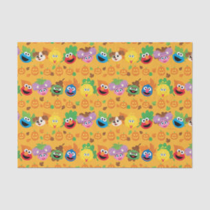 Sesame Street Autumn Leaves Pattern Tissue Paper