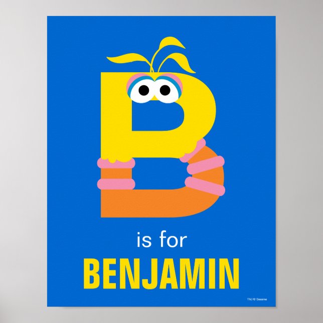 Sesame Street | B is for Big Bird Poster (Front)