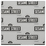 Sesame Street | B&amp;W Logo Fabric