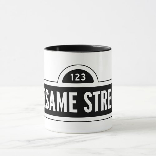 Sesame Street  BW Logo Mug