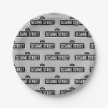 Sesame Street | B&amp;W Logo Paper Plates