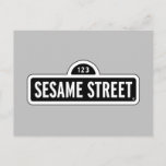 Sesame Street | B&amp;W Logo Postcard