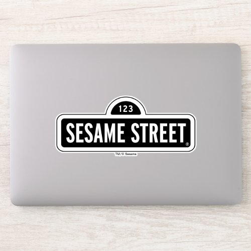 Sesame Street  BW Logo Sticker
