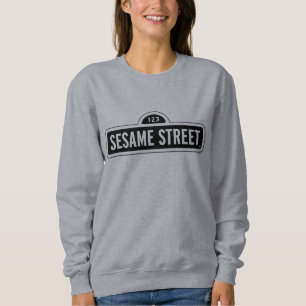 Sesame Street B&W Logo Sweatshirt