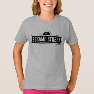 Sesame Street B&W Logo T-Shirt