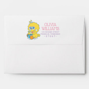 Sesame Street Baby Birthday - Big Bird Envelope