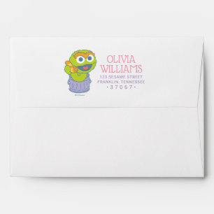 Sesame Street Baby Birthday - Oscar the Grouch Envelope