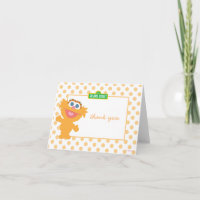 Sesame Street Baby Zoey Birthday Thank You