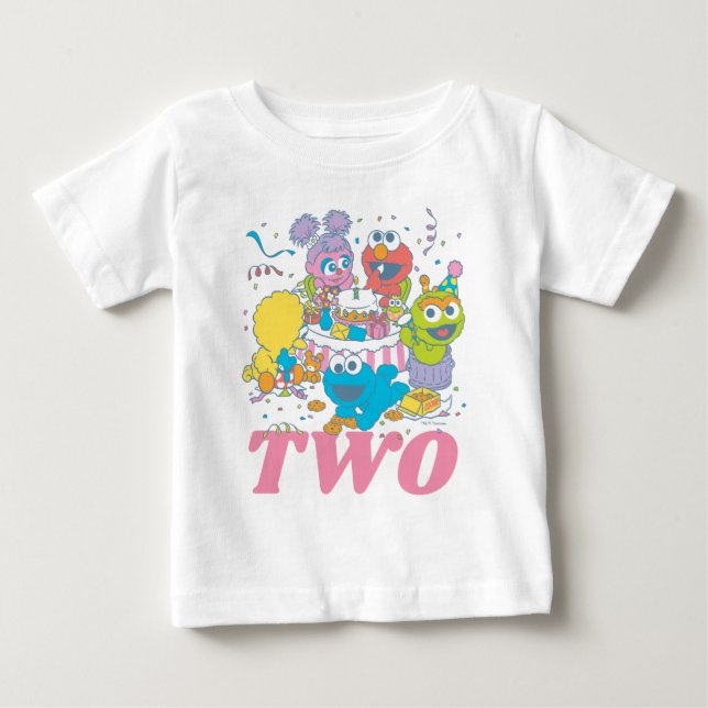 Sesame Street | Baby's 2nd Birthday Baby T-Shirt (Front)