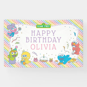 Sesame Street   Baby's First Birthday Banner