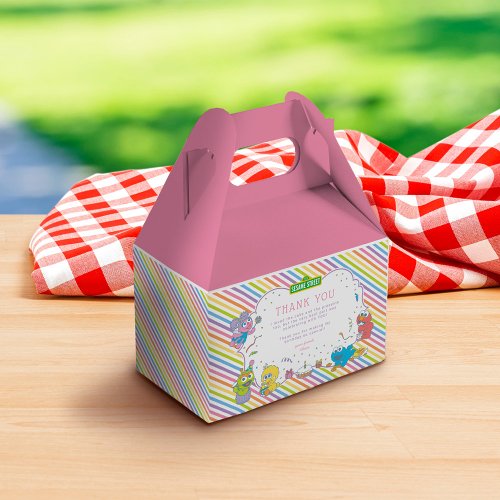 Sesame Street  Babys First Birthday Favor Boxes