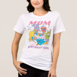 Sesame Street | Baby's First Birthday - Mom Tri-Blend Shirt<br><div class="desc">Celebrate your little one’s first birthday in style with this cheerful Sesame Street-themed t-shirt for proud moms. Featuring beloved characters like Elmo, Big Bird, and Cookie Monster surrounded by colorful balloons and the phrase "Baby’s First Birthday Mom, " this vibrant design is perfect for the big day. It’s a fun...</div>