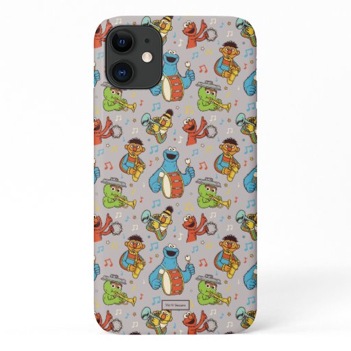 Sesame Street Band Grey Pattern iPhone 11 Case