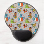 Sesame Street Band Grey Pattern Gel Mouse Pad