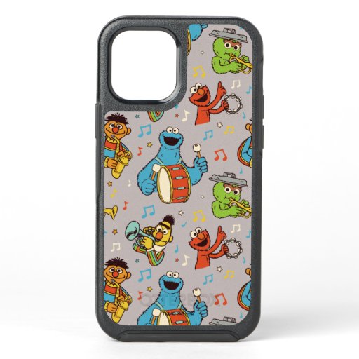 Sesame Street Band Grey Pattern OtterBox Symmetry iPhone 12 Case