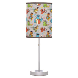 Sesame Street Band Grey Pattern Table Lamp