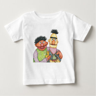 Sesame Street Bert and Ernie Watercolor Baby T-Shirt