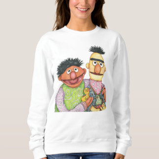 Sesame Street Bert and Ernie Watercolor Sweatshirt