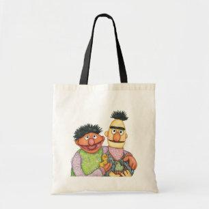 Sesame Street Bert and Ernie Watercolor Tote Bag