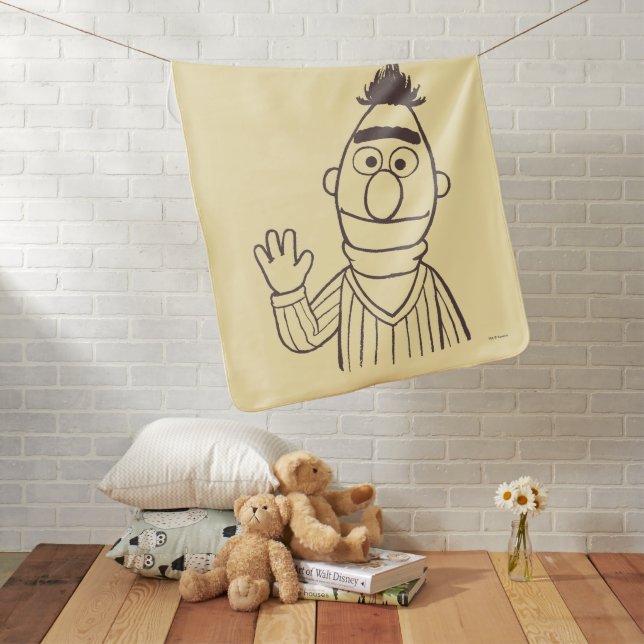 Sesame Street | Bert Baby Blanket (In Situ)
