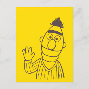 Sesame Street   Bert Bright Postcard