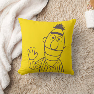 Sesame Street Bert Bright Throw Pillow