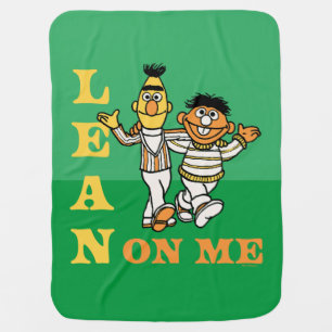 Sesame Street Bert & Ernie Lean on Me Baby Blanket