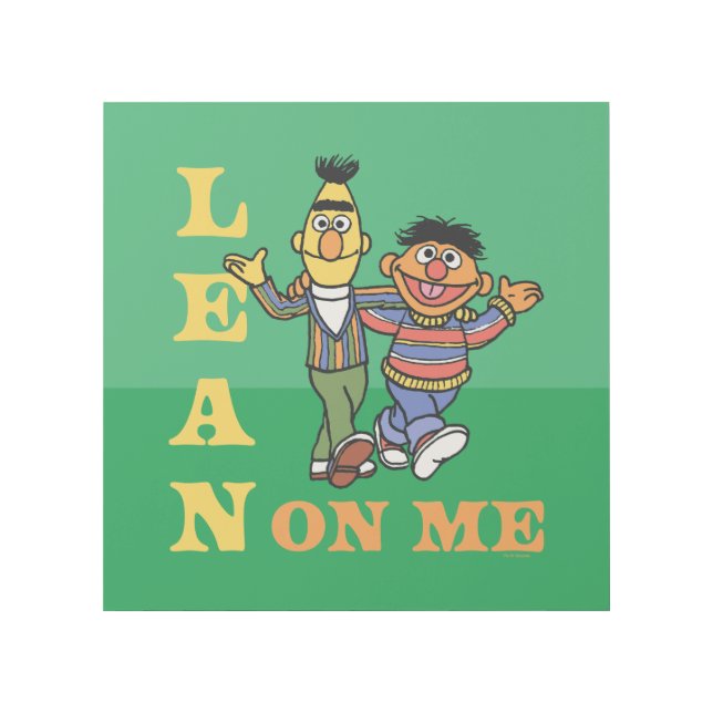 Sesame Street | Bert & Ernie Lean on Me Gallery Wrap (Front)